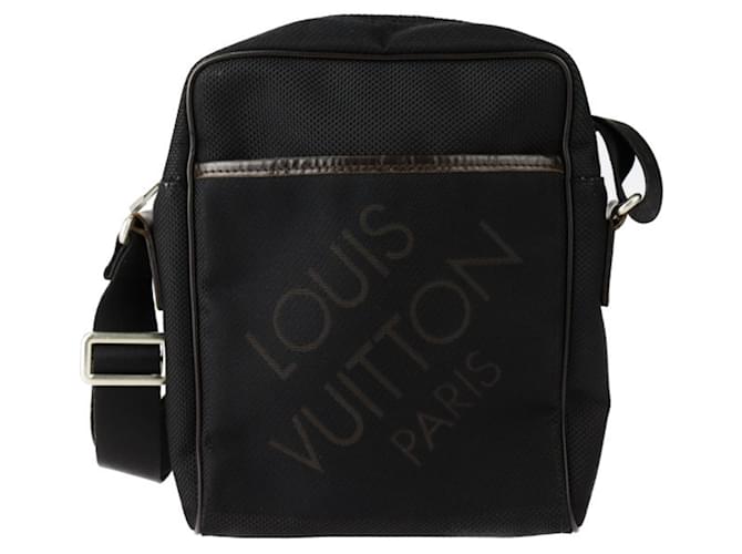 Louis Vuitton Citadan NM Shoulder Bag Brown Black Leather Cloth  ref.2441474