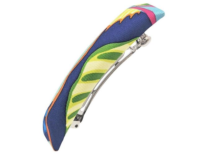Hermès HERMES Éclipse PM Barrette Bleu Jaune
