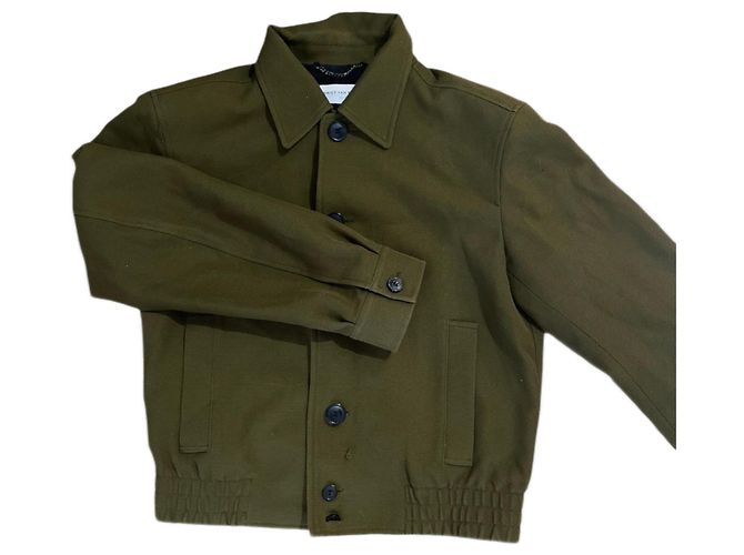 Dries Van Noten Jacke aus Baumwolle Khaki