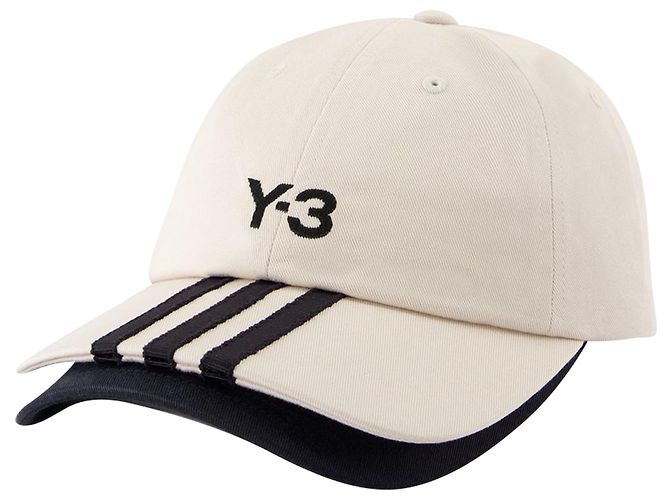 Y3 3s Cap - Y-3 - Baumwolle - Weiß