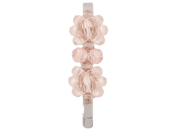 Mini fermaglio per capelli a fiore - Simone Rocha - Ottone - Rosa