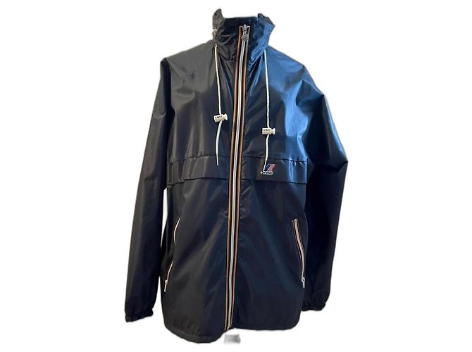 K-Way Navy Blue Polyamide Pants