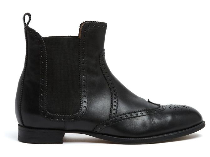 Hermès Black Leather Brighton Boots EU39 UK6 US8.5