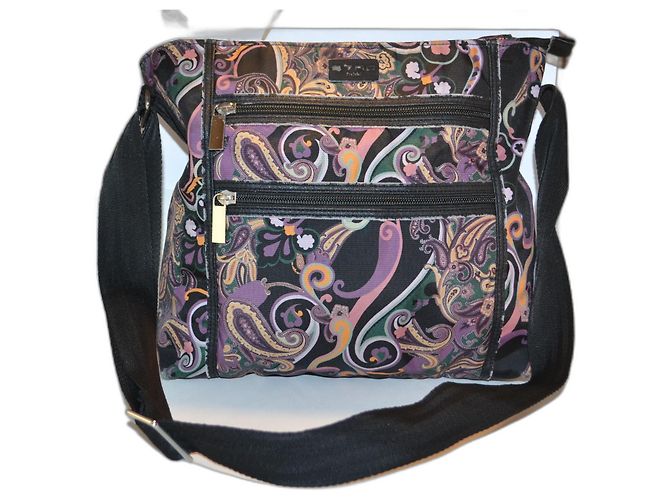 Bolsa de ombro Etro com estampa em tecido Multicor