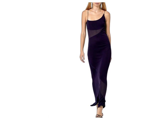 Autre Marque Abendkleid von David Fielden, Modell Silent Flow. Lila