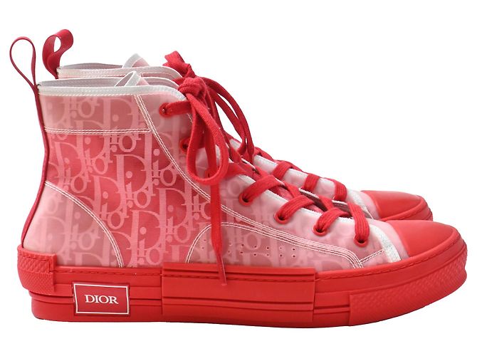 Sneakers alte Dior B23 in PVC rosso