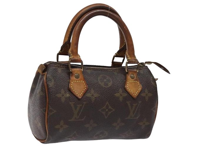 LOUIS VUITTON Sac à main Mini Speedy Monogram M41534 LV Auth 139147 Monogramme