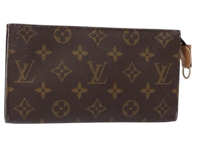 LOUIS VUITTON Monogram Bucket PM Accessory Pouch LV Auth 139424