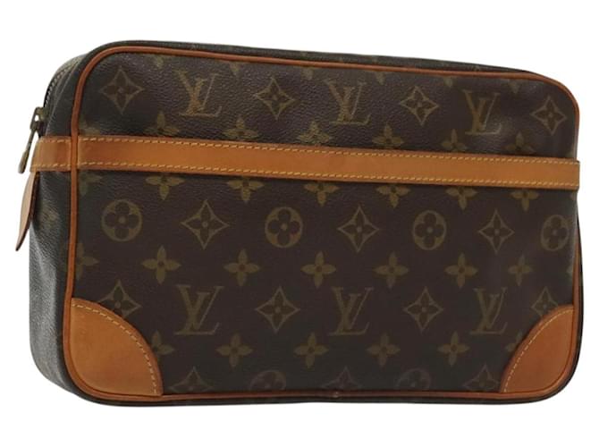 LOUIS VUITTON Monogram Compiegne 28 Clutch Bag M51845 LV Auth 139240 Cloth  ref.2445879