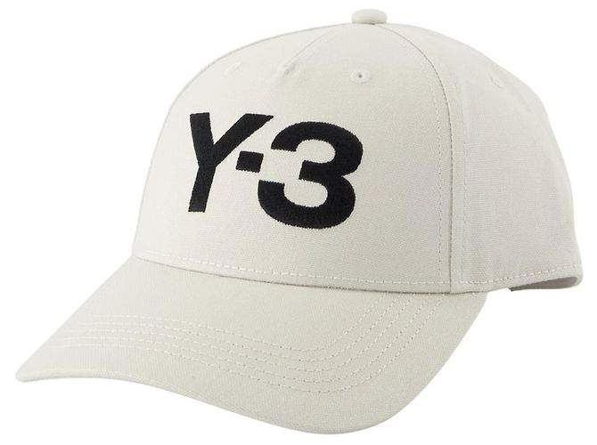 Y3 Cap - Y-3 - Baumwolle - Weiß