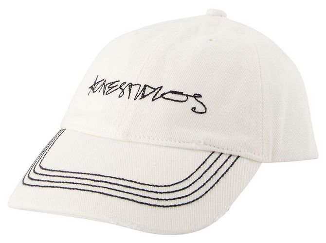 Casquette - Acne Studios - Coton - Blanc