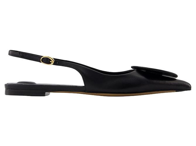 Duelo P Slingbacks - Jacquemus - Cuir - Noir
