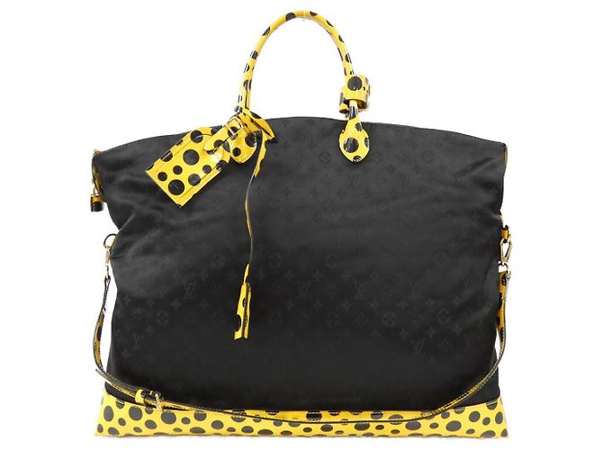 Bolsa Lockit Infinity em Nylon Monogram + Dot da Louis Vuitton Amarelo