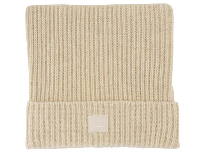 Bonnet - Acne Studios - Coton - Beige
