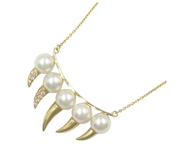 Colar Tasaki de Pérola e Diamante K18