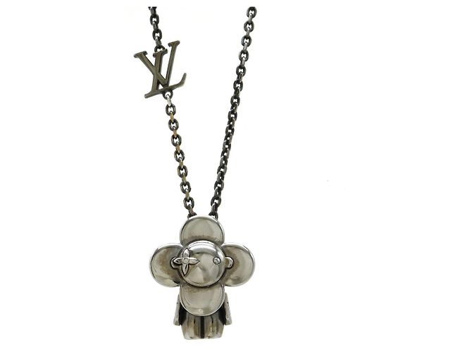 Collar de metal Vivienne de Louis Vuitton Gris