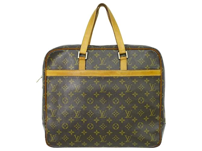 Louis Vuitton Porte-Documents Pegase Bag Monogram Canvas Brown Cloth  ref.2451296
