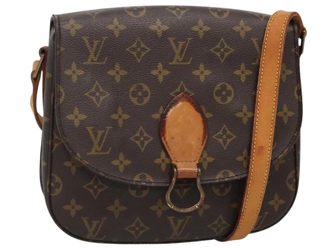 LOUIS VUITTON Bolsa de Ombro Monogram Saint Cloud GM M51242 LV Auth 138712 Monograma