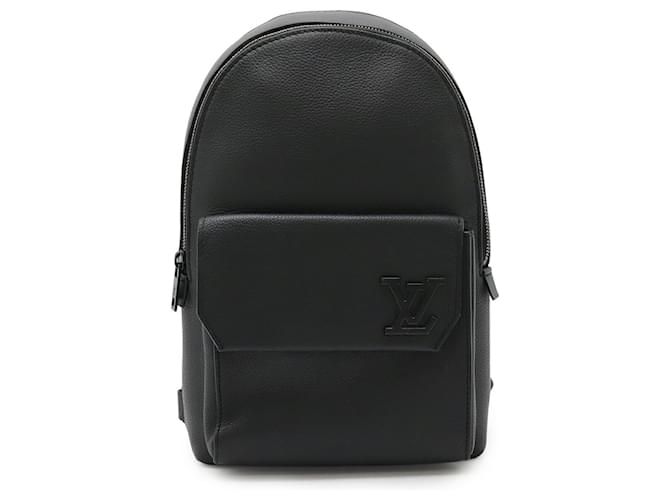 Louis Vuitton LV Aerogram Pilot Sling Bag Black Leather  ref.2452163