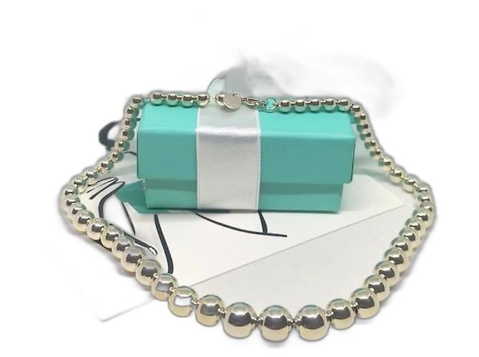 Colar Tiffany & Co Graduated Ball em prata