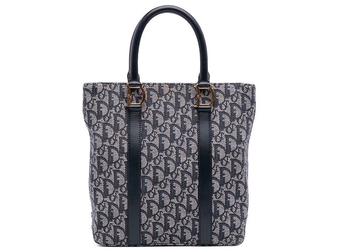 Dior Blue Diorissimo Trotter Canvas Tote