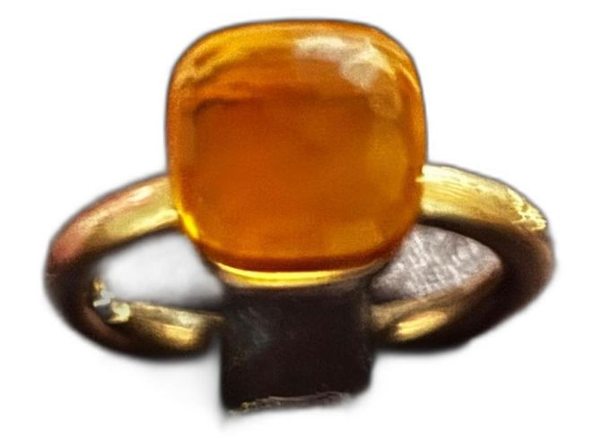 Anillo Pomellato Nudo Cuarzo Citrino Gold hardware