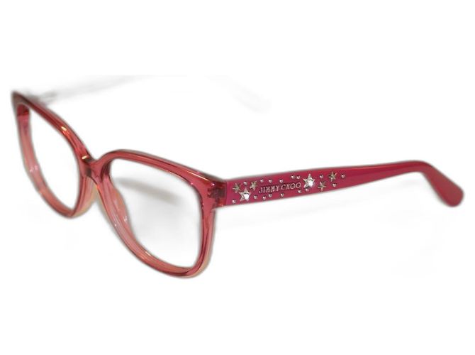Occhiali da sole Jimmy Choo Rosa in Plastica