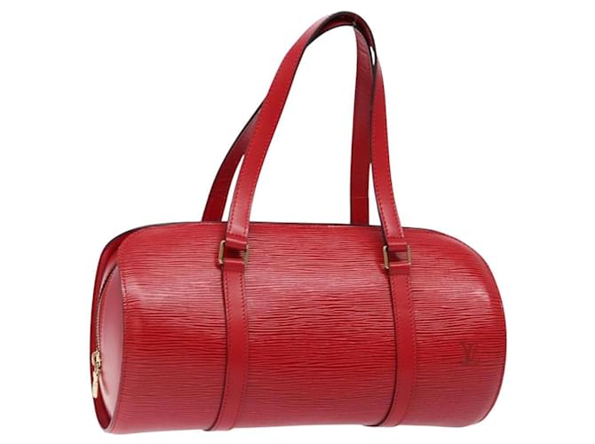 LOUIS VUITTON Epi Soufflot Hand Bag Red M52227 LV Auth 139322 Leather  ref.2452889