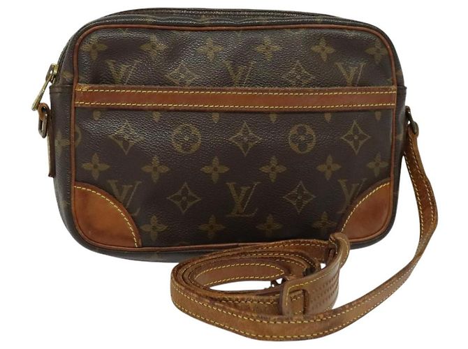 LOUIS VUITTON Bolsa de Ombro Monogram Trocadero 23 M51276 LV Auth 138430