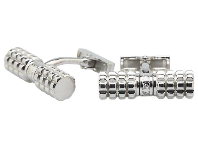 Abotoaduras Digit Louis Vuitton Prata