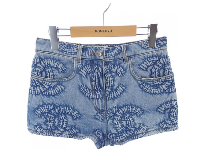 Shorts Chanel P76377V68120 Blu