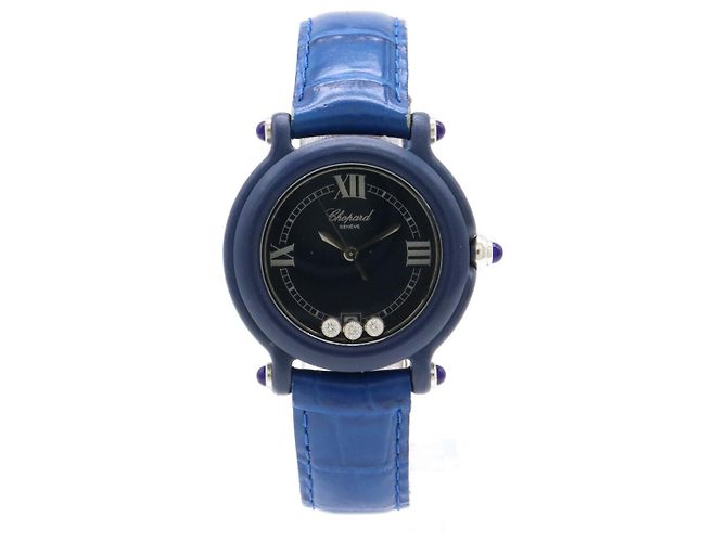 Chopard Happy Diamonds Plastic Quartz Blue
