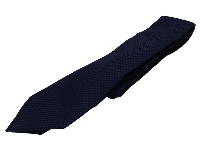 Cravatta in seta Emporio Armani Blu Blu navy