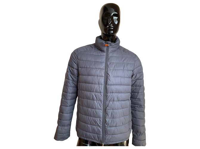Autre Marque Save The Duck - Light Grey Down Jacket Save The Duck – Men (Size L) ✨
