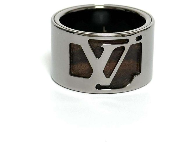 Anello Larghezza Uomo Louis Vuitton Argento 
