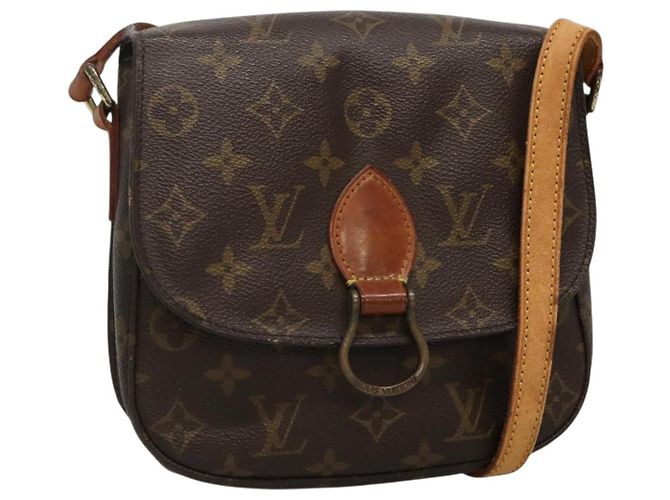 LOUIS VUITTON Bolsa de Ombro Monogram Saint Cloud MM M51243 LV Auth bs28560 Monograma