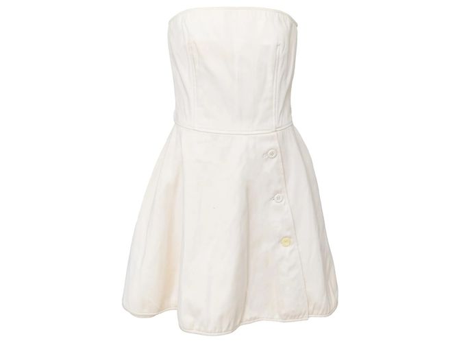 Valentino Boutique Mini Korsettkleid Aus weiß