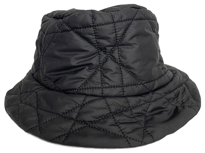 Chapeau Dior Noir Macro-Cannage