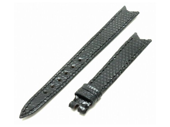Chopard Lizard Official Replacement Watch Strap Leather Strap Black
