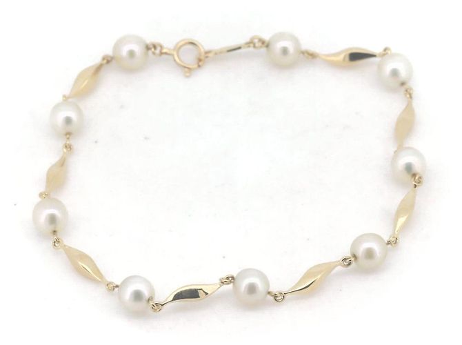 Pulseira de Pérolas Mikimoto Au750