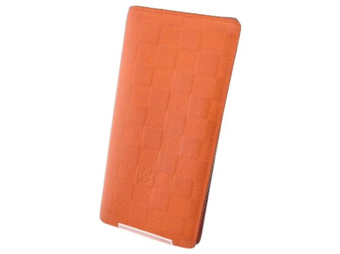 Portefeuille Brazza Damier Infini Louis Vuitton Orange
