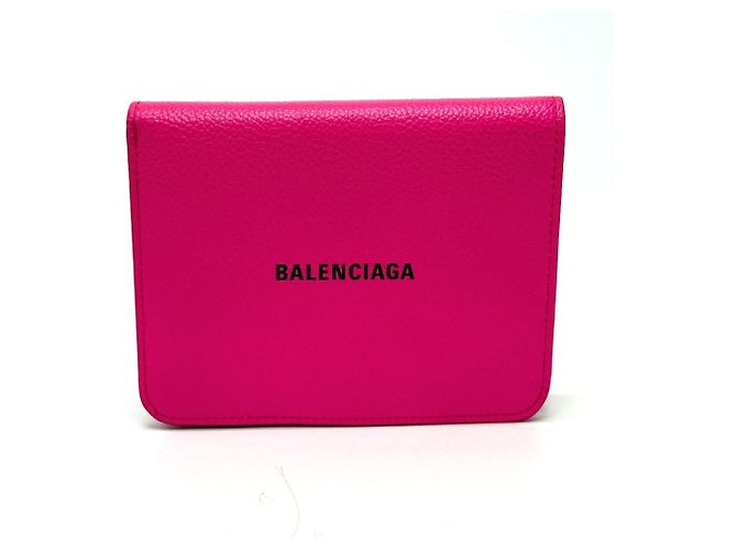 Balenciaga Logo Ville Medium Wallet