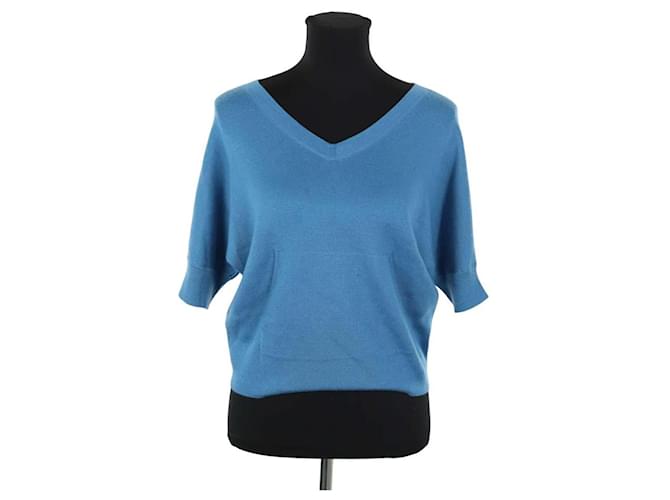 Loro Piana Blauer Kaschmirpullover 