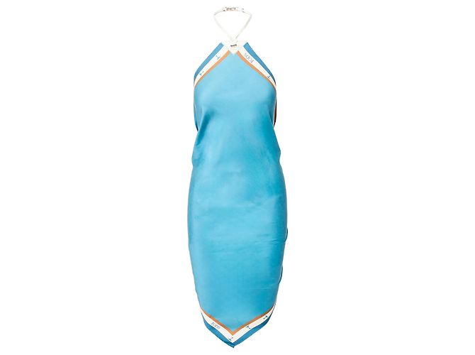 Vestido Bufanda de Seda Tod's Multicolor