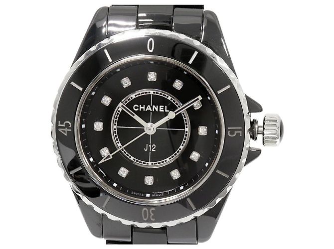 Chanel Black Ceramic J12 Watch H5701
