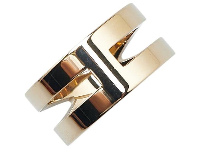 Ring Anello per sciarpa Hermès Ruban D'oro Metallo
