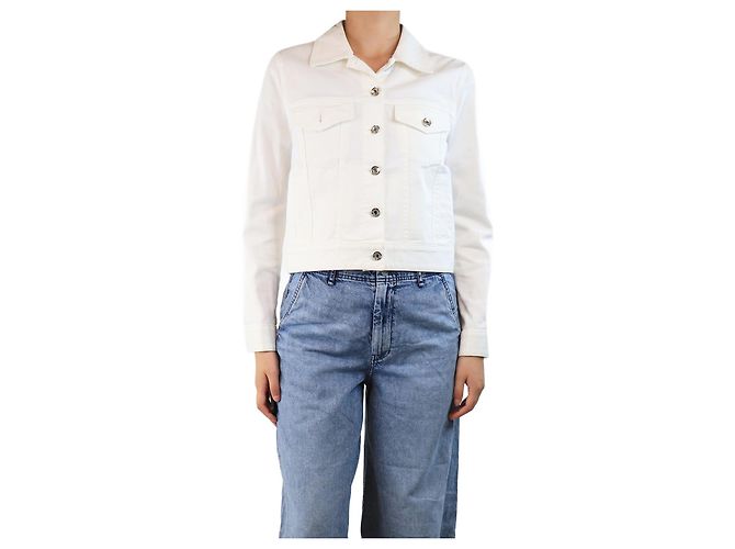 Dolce & Gabbana White denim jacket - size UK 8