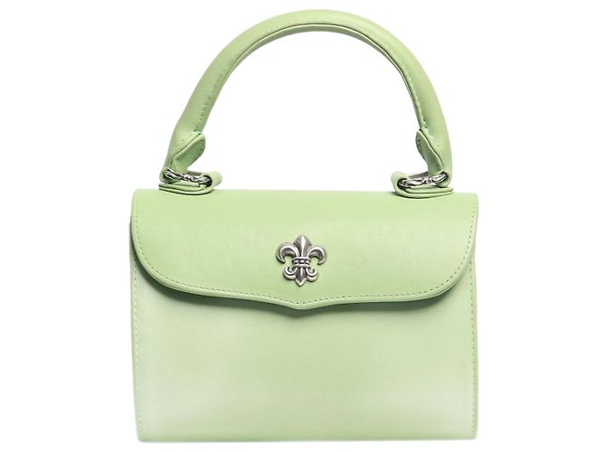 Chrome Hearts Hellgrüne Doc Adams Handtasche