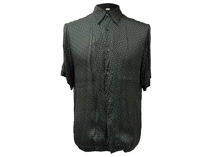 Dries Van Noten Patterned Splash Shirt in Multicolor Viscose Multiple colors