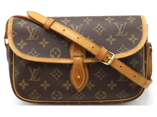 Borsa a spalla Gibeciere PM Monogram Louis Vuitton Marrone